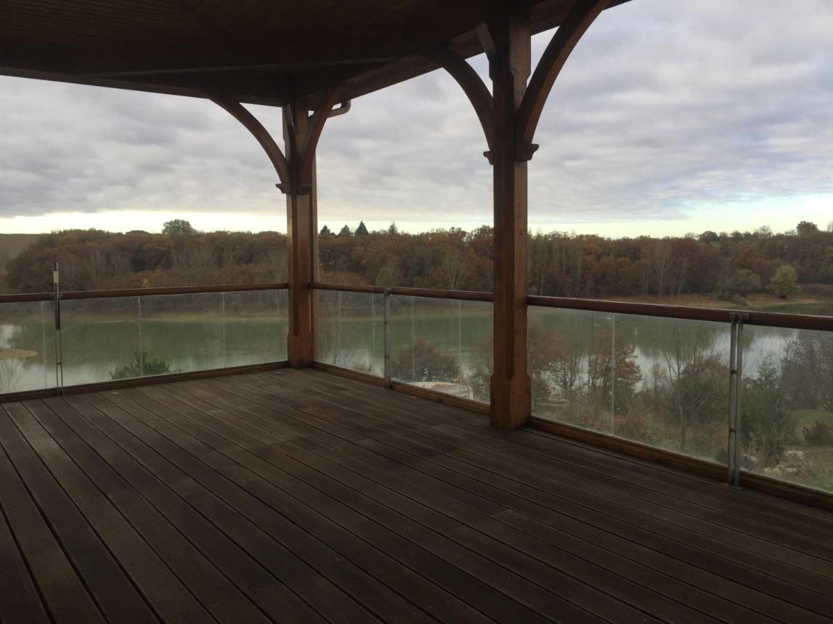 La Decouverte, Jacuzzi, Sauna, Et Terrasse Avec Vue Sur Lac A La Campagne Entre Toulouse Et Auch Villa Catonvielle Buitenkant foto