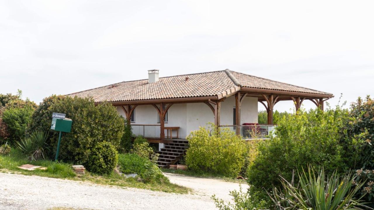 La Decouverte, Jacuzzi, Sauna, Et Terrasse Avec Vue Sur Lac A La Campagne Entre Toulouse Et Auch Villa Catonvielle Buitenkant foto