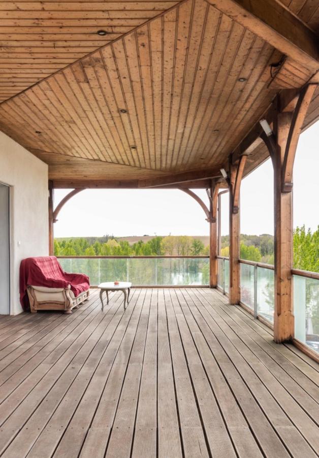 La Decouverte, Jacuzzi, Sauna, Et Terrasse Avec Vue Sur Lac A La Campagne Entre Toulouse Et Auch Villa Catonvielle Buitenkant foto